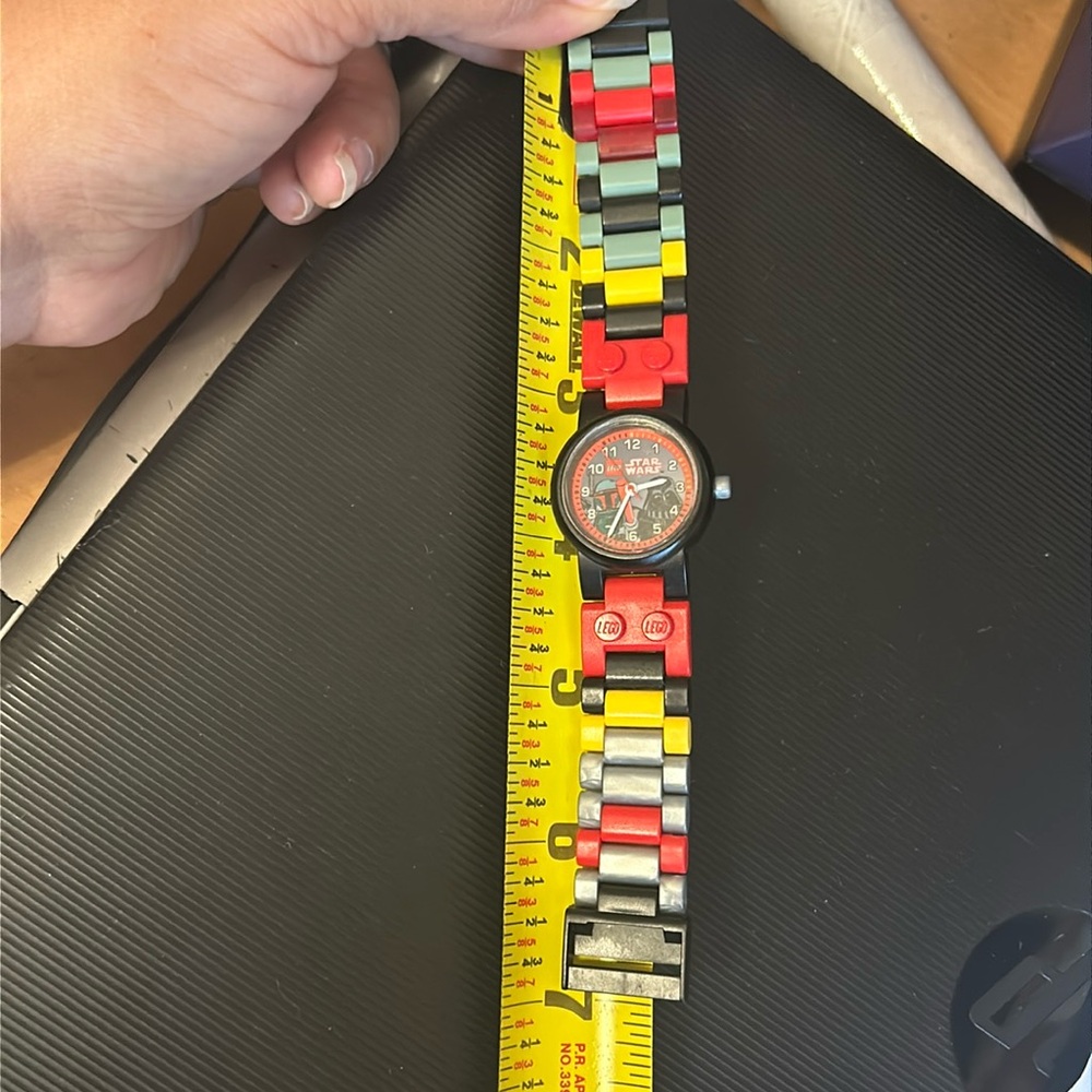 STAR WARS BOYS LEGO WATCH works keeps time 7”long - Picture 6 of 6